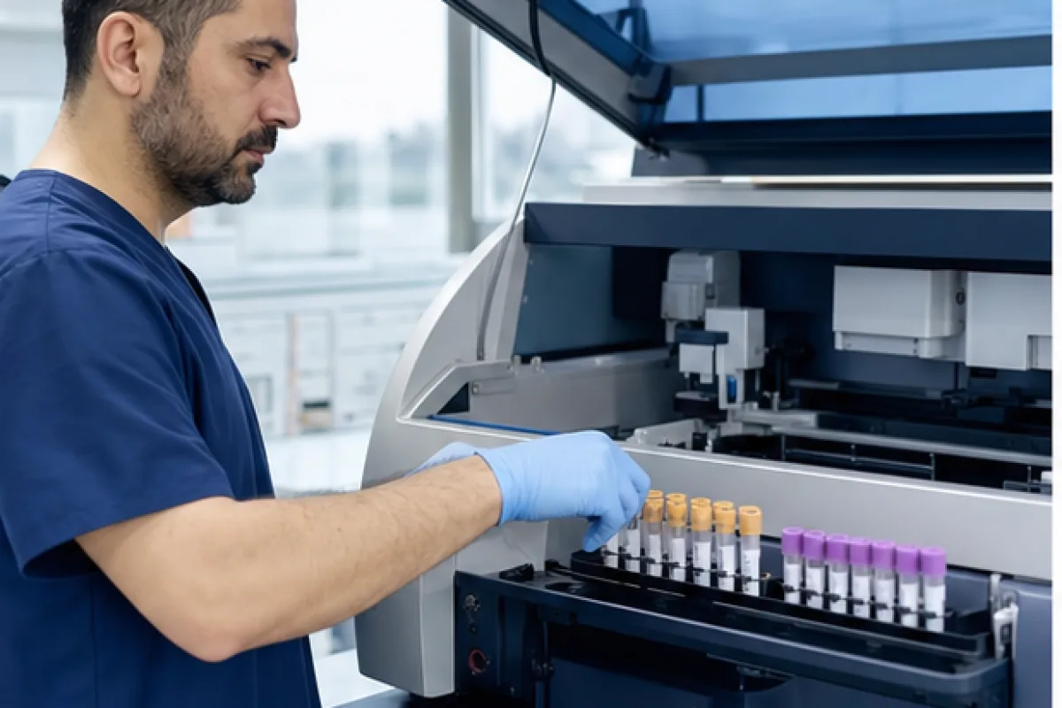 Hepatit C (Anti-HCV) Testi uygulamasi - Izmir Pusula OSGB Torbali